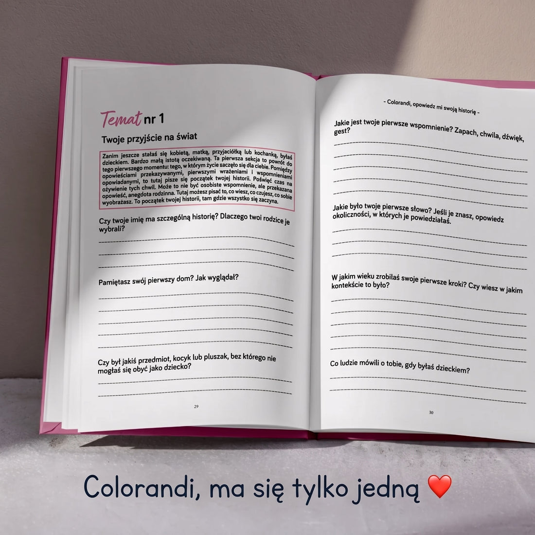 Dziennik z Przewodnikiem - Opowiedz mi swoją historię